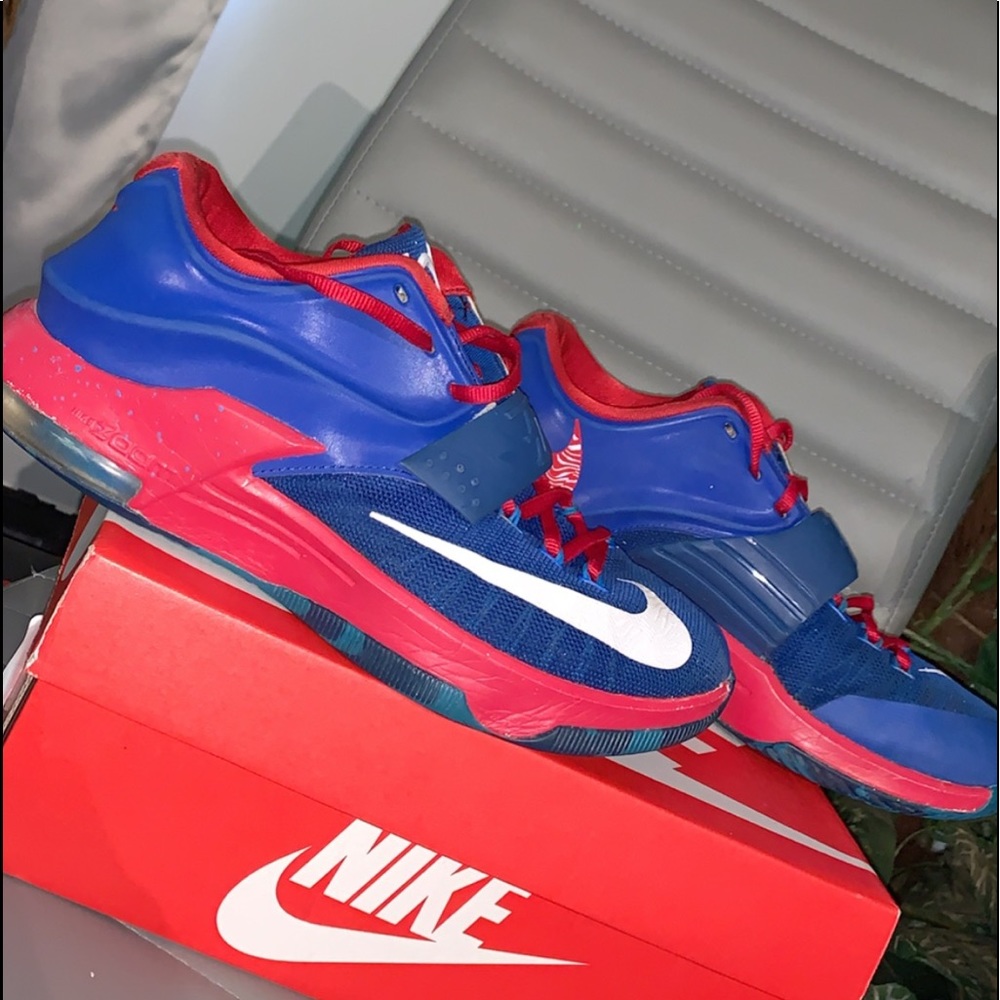 Nike KD 7 Blue and Red